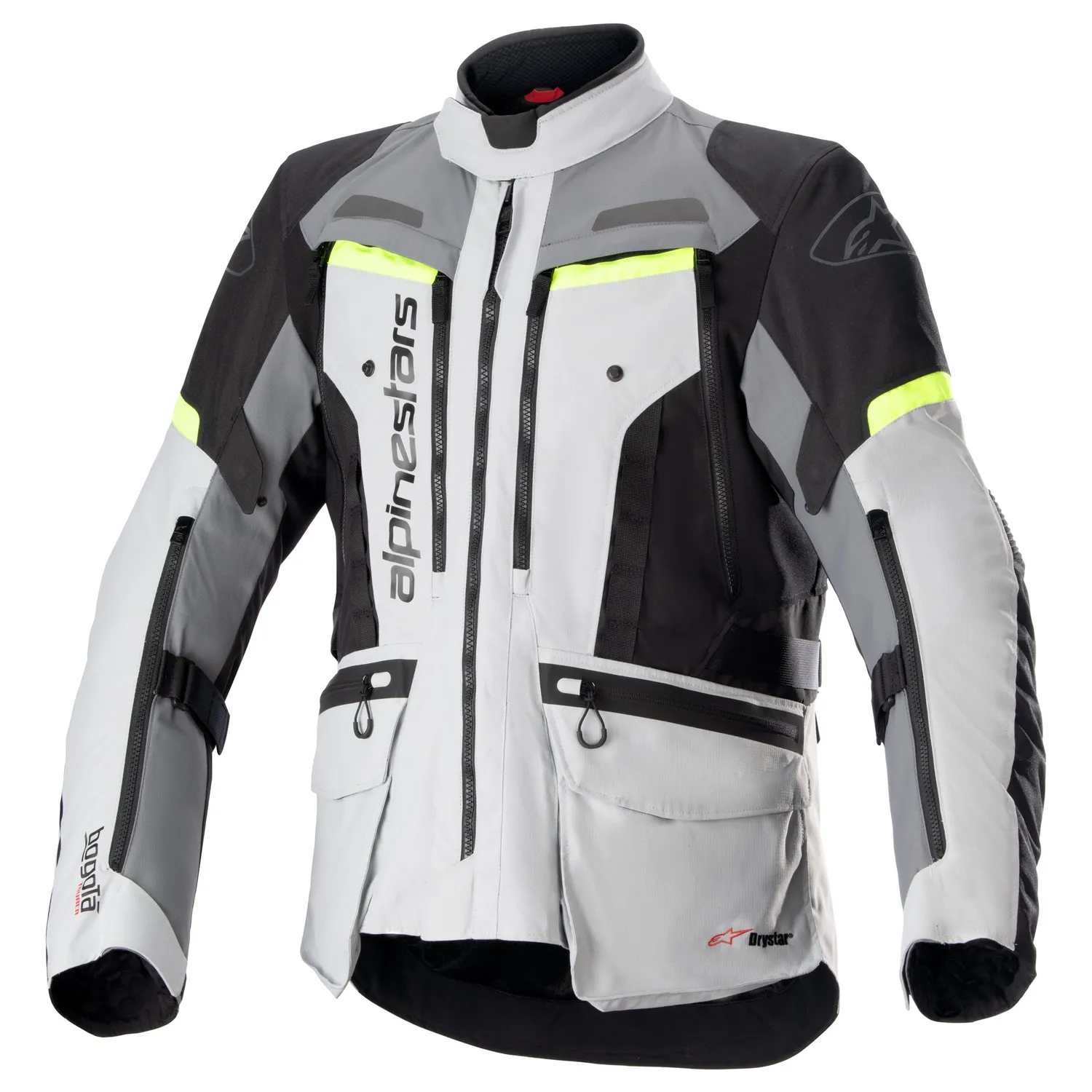 Alpinestars Jacka Bogota Pro Drystar Grå/Gul Fluo 