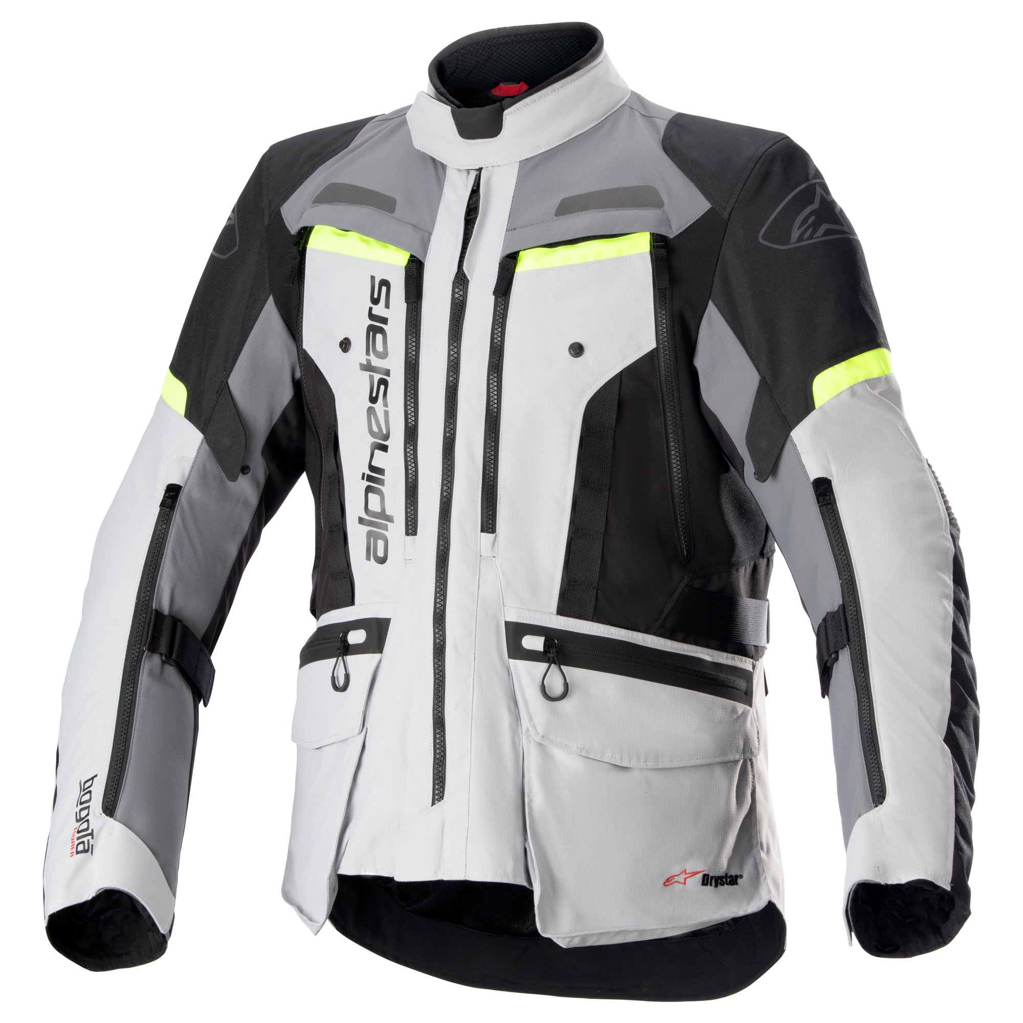 Alpinestars Jacka Bogota Pro Drystar Grå/Gul Fluo 