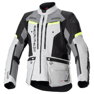 Alpinestars Jacka Bogota Pro Drystar Grå/Gul Fluo 