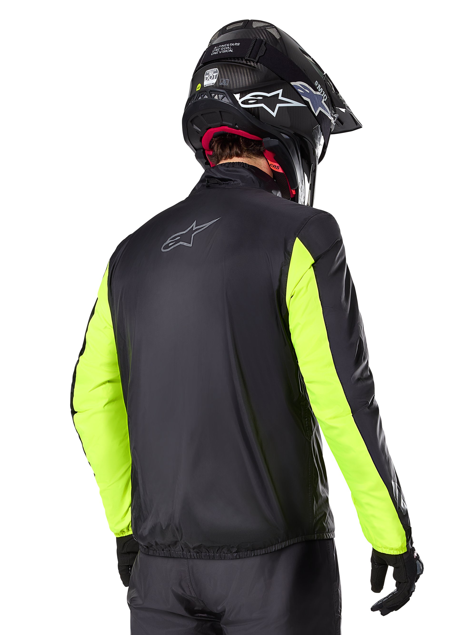 Alpinestars Jacka Bogota Pro Drystar Grå/Gul Fluo 