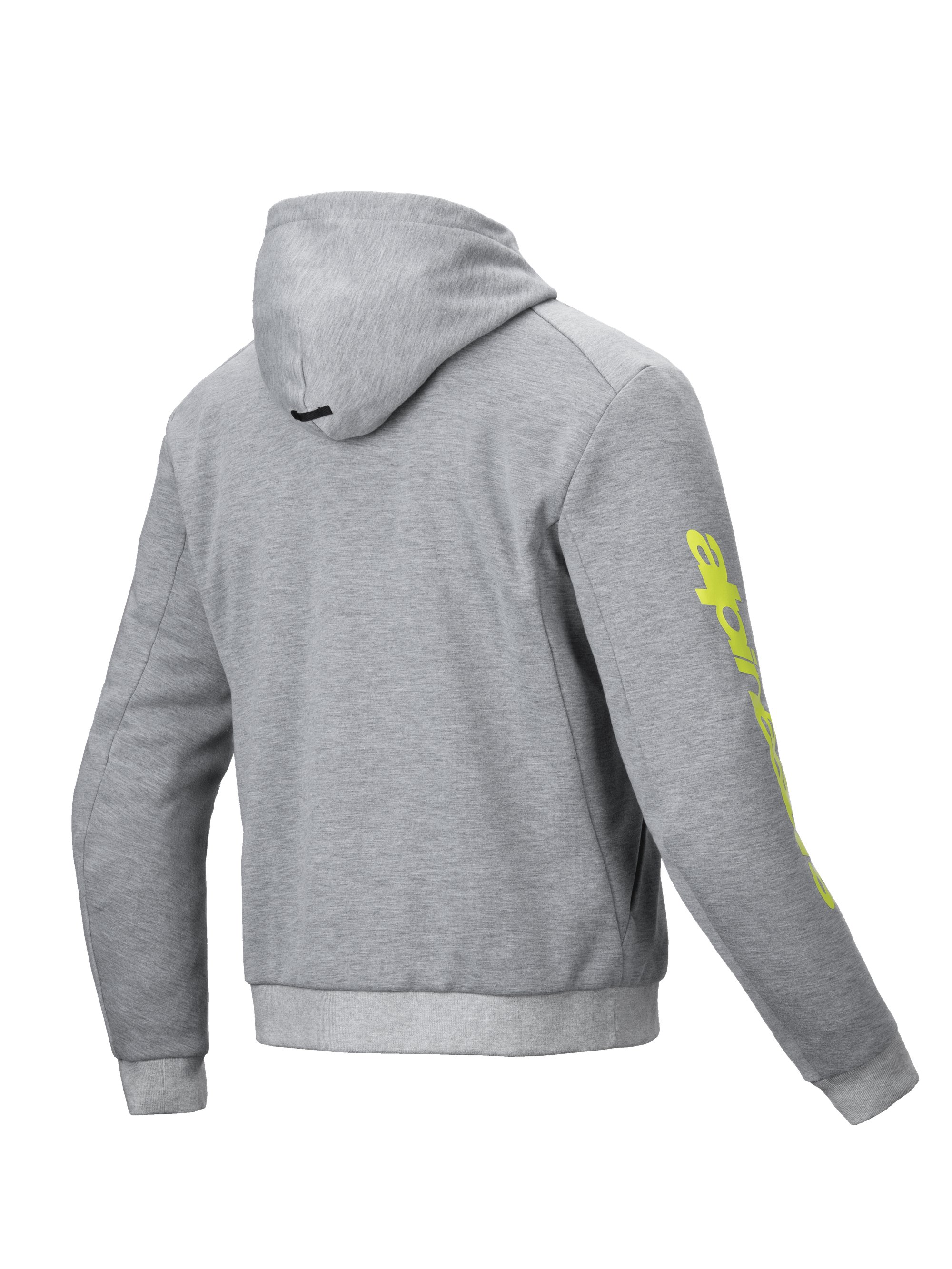 Alpinestars Hoodie Chrome v2 Grå/Gul Fluo