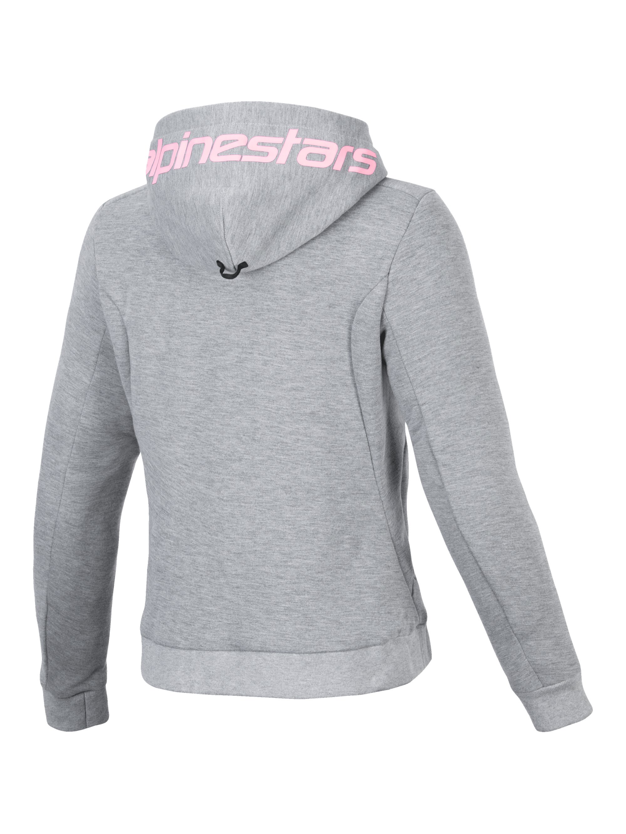 Alpinestars Hoodie Dam Chrome v2 Grå/Rosa