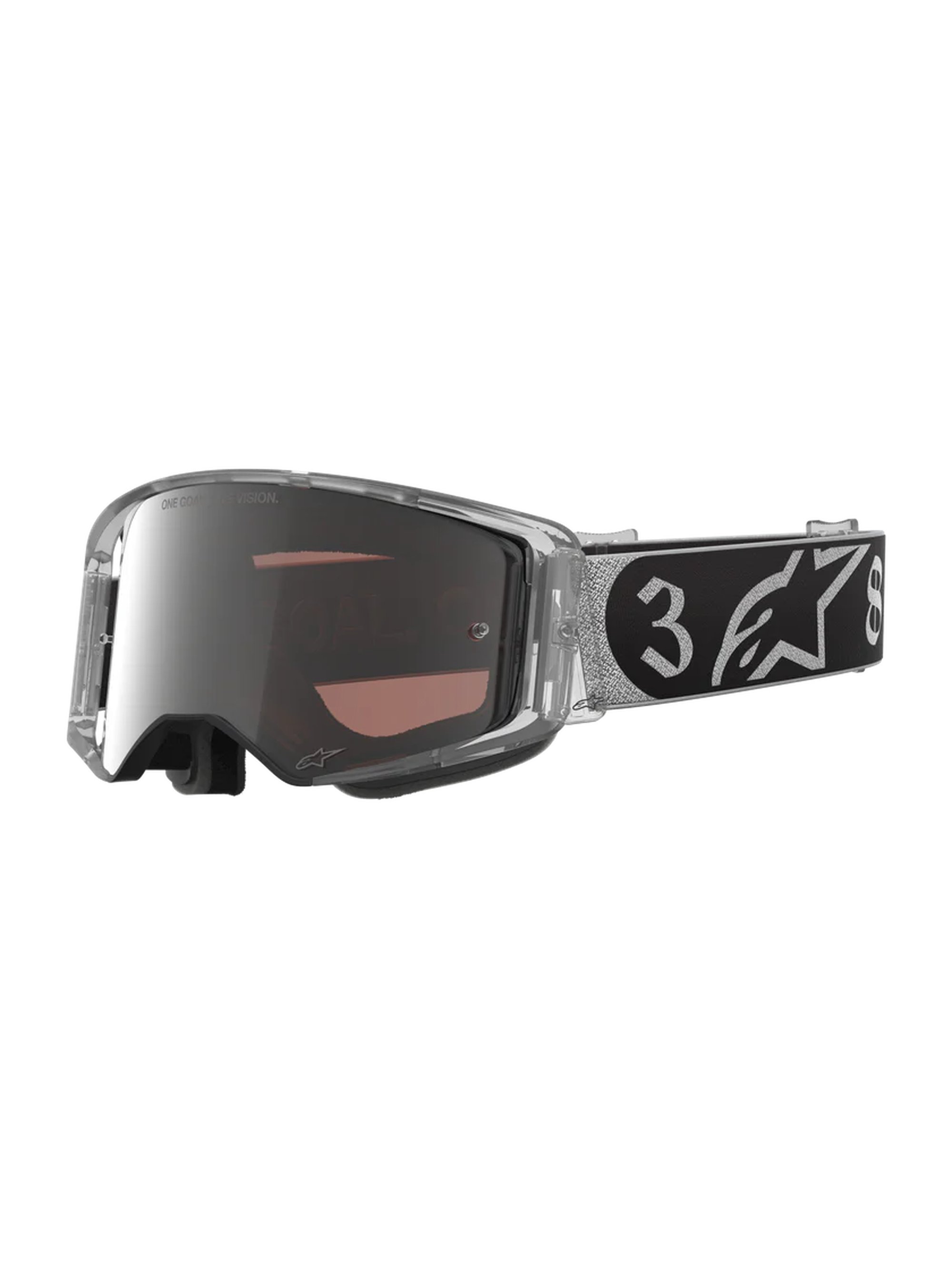 Alpinestars Goggle Supertech LTD DNGR38 XXV SILVER BLACK MIRROR SILVER