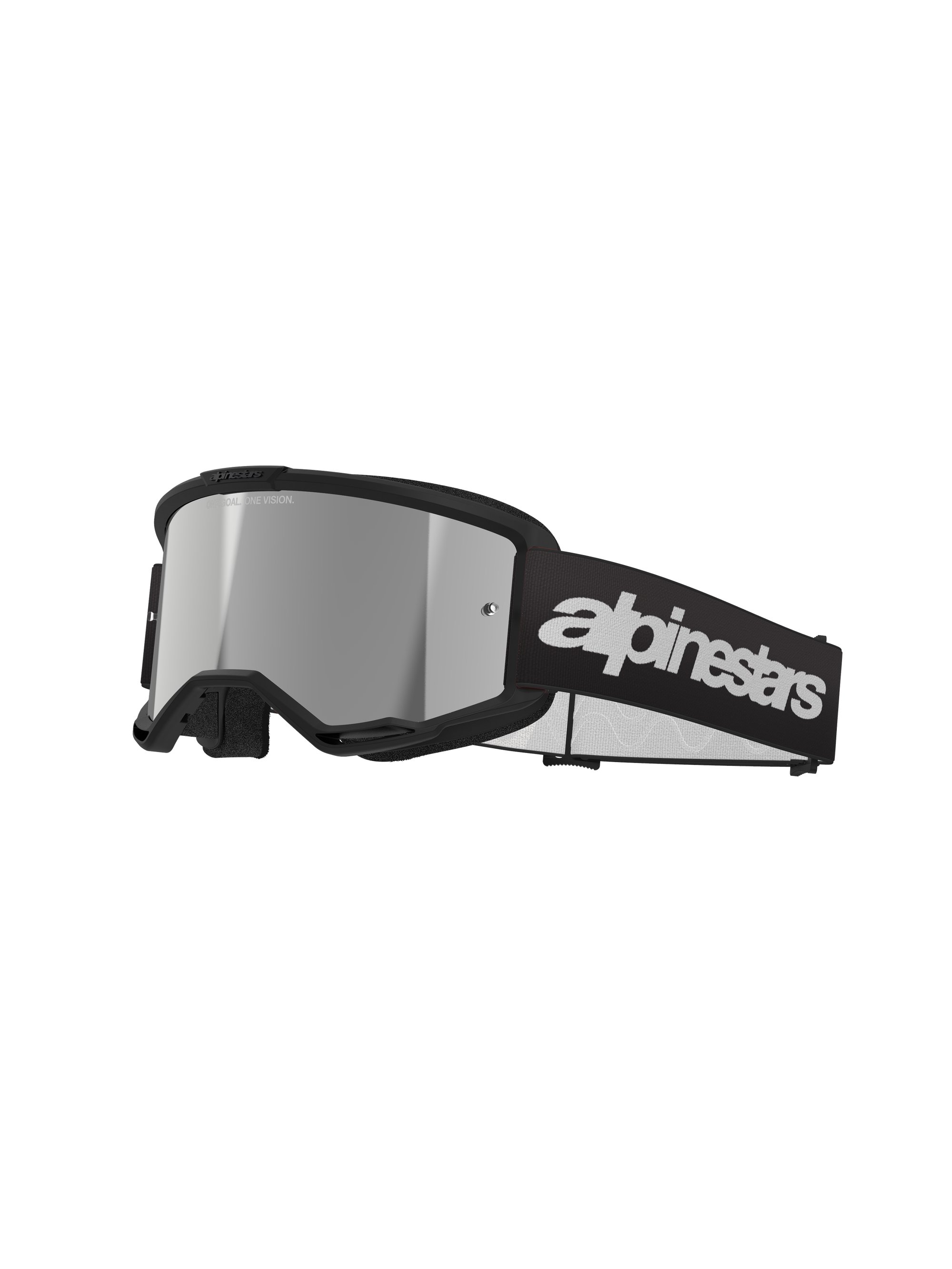 Alpinestars Goggle Vision 3 WORDMARK Svart/Spegel Silver