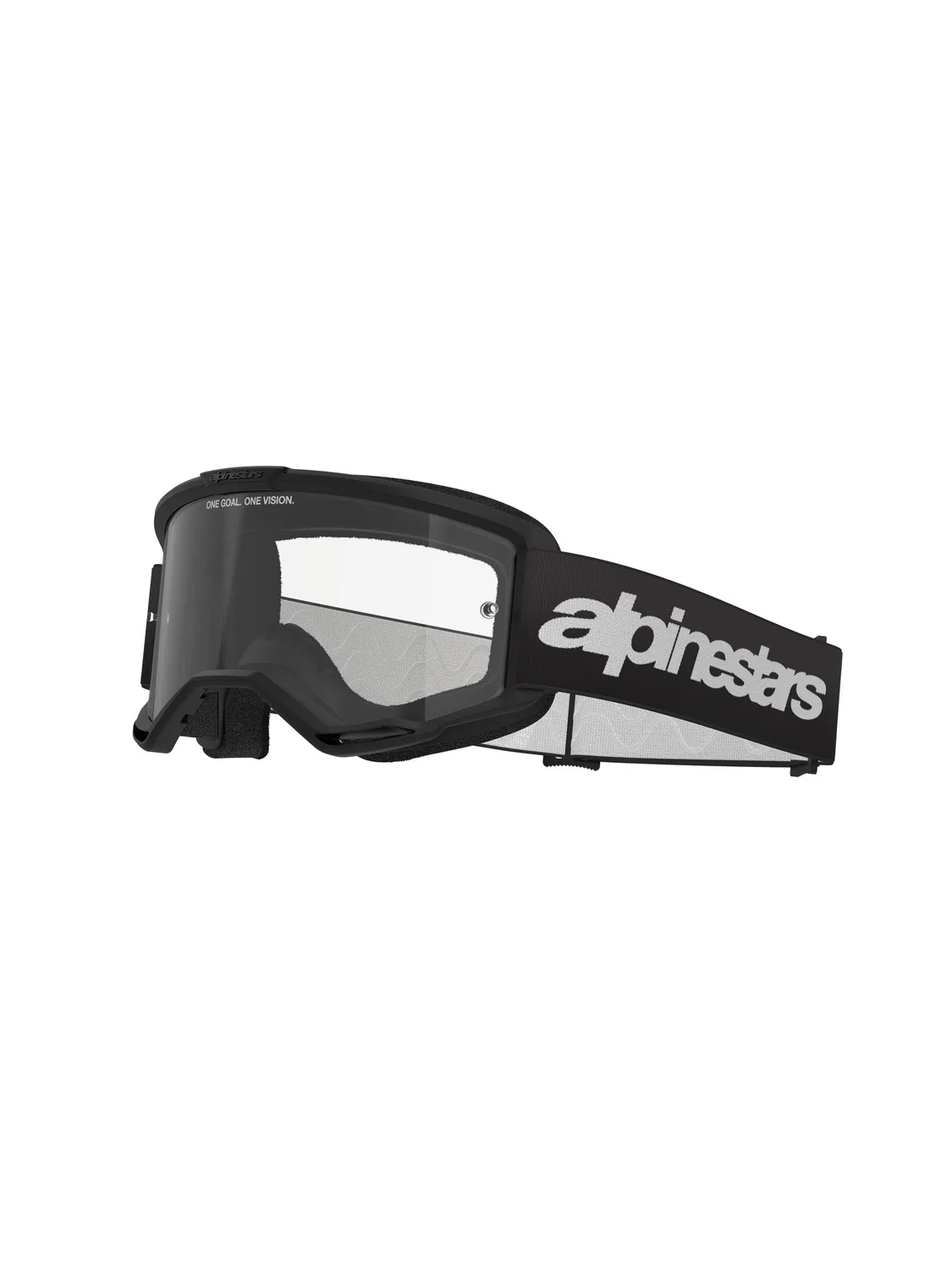 Alpinestars Goggle Vision 3 WORDMARK Svart/Klart