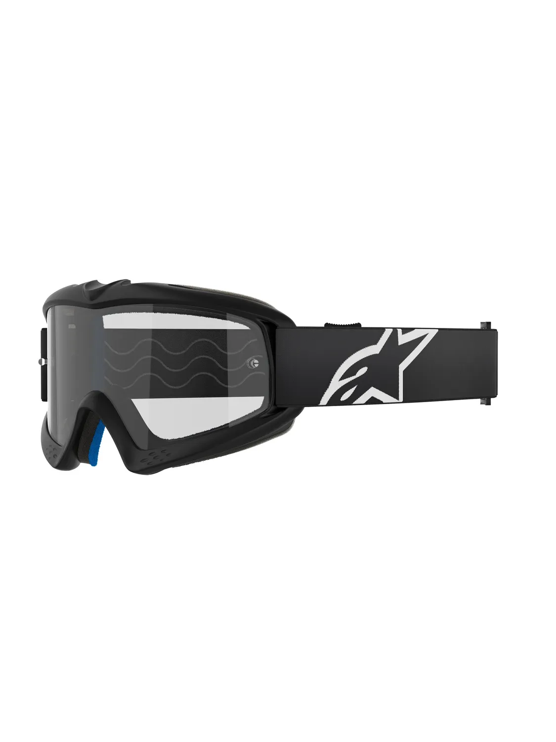 Alpinestars Goggle Vision YOUTH CORP Svart/Klart