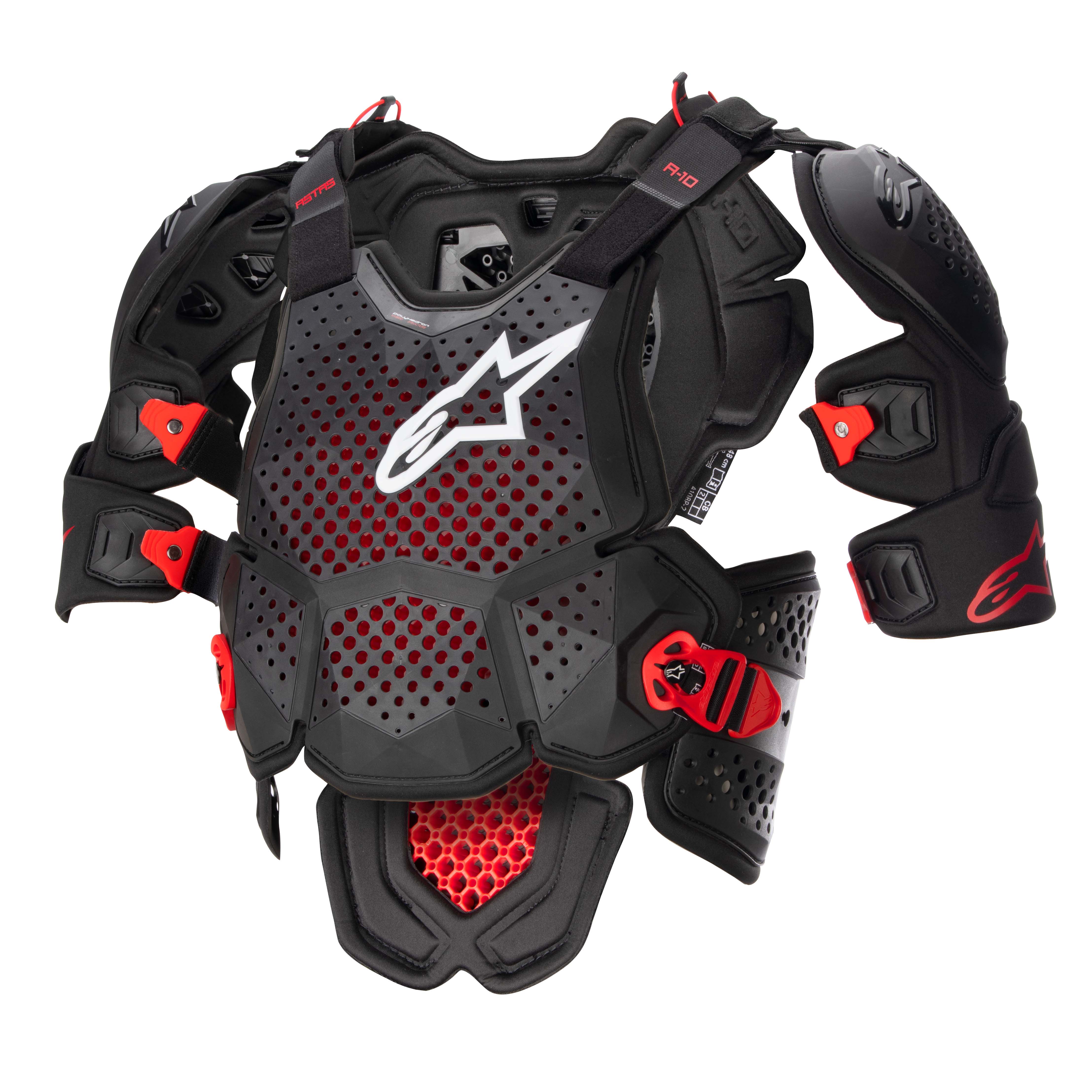 Alpinestars Skyddsväst A-10 V2 Full Chest Svart/Antrasit