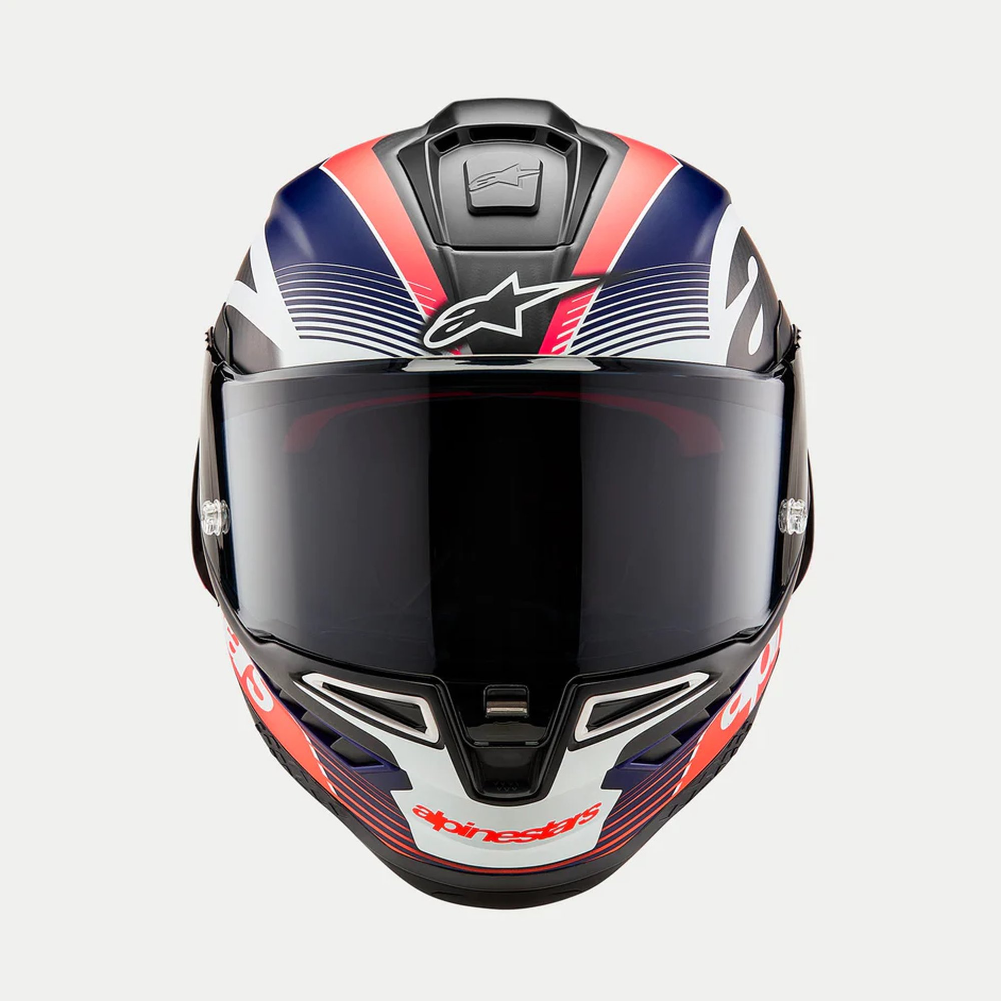 Alpinestars Hjälm Supertech R10 Team Svart/Carb/Blå/Vit