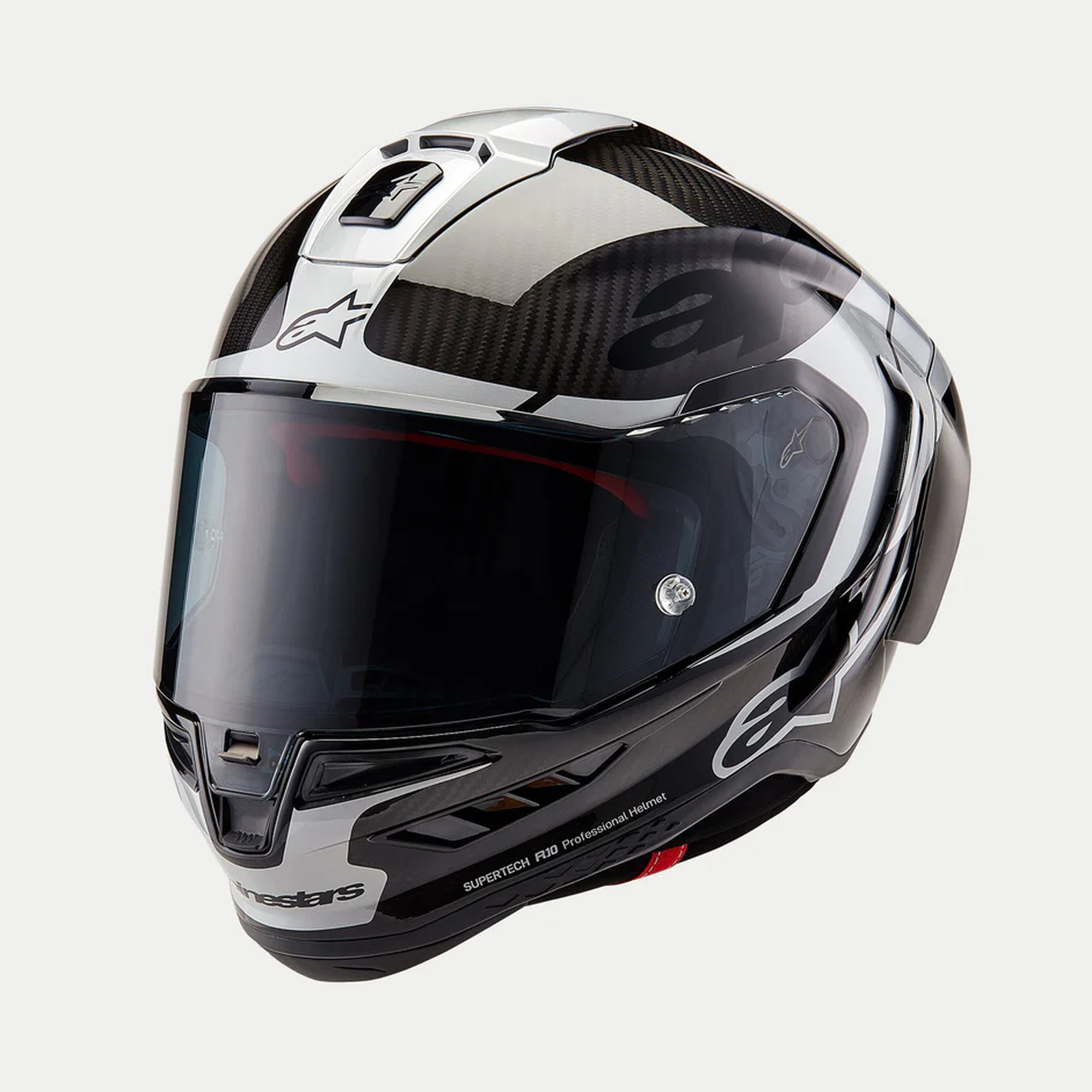 Alpinestars Hjälm Supertech R10 Element Svart/Carb/Silver
