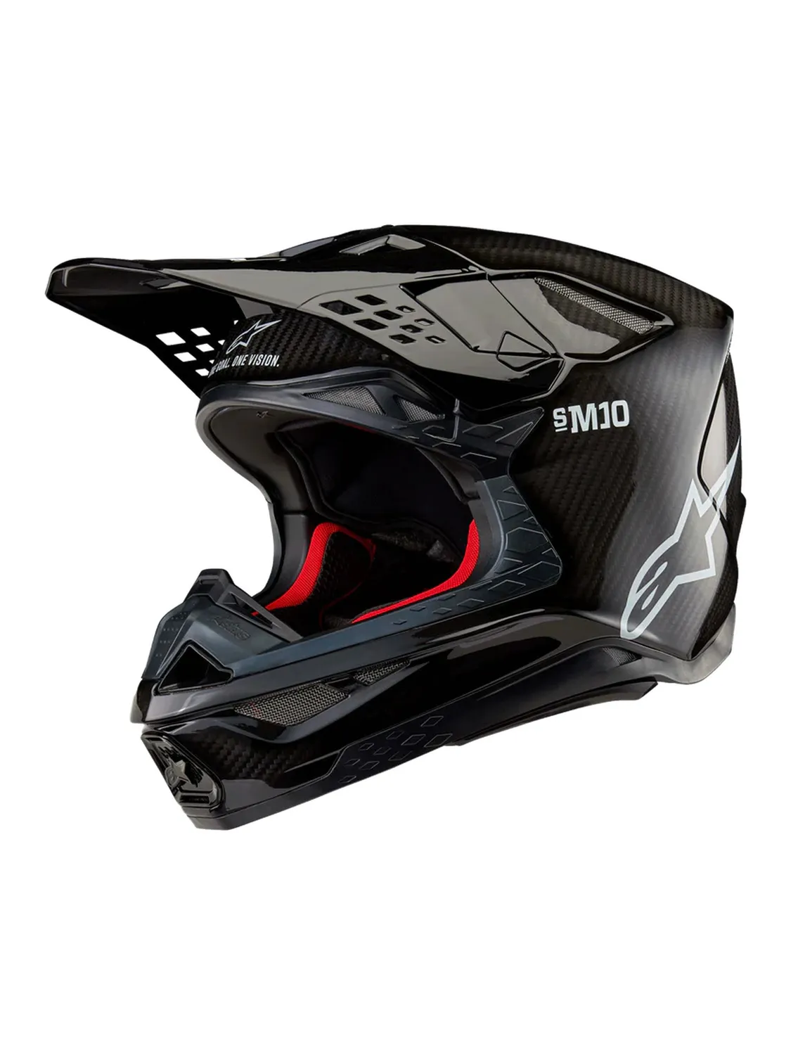 Alpinestars Hjälm S-M10 2206 Solid Carbon