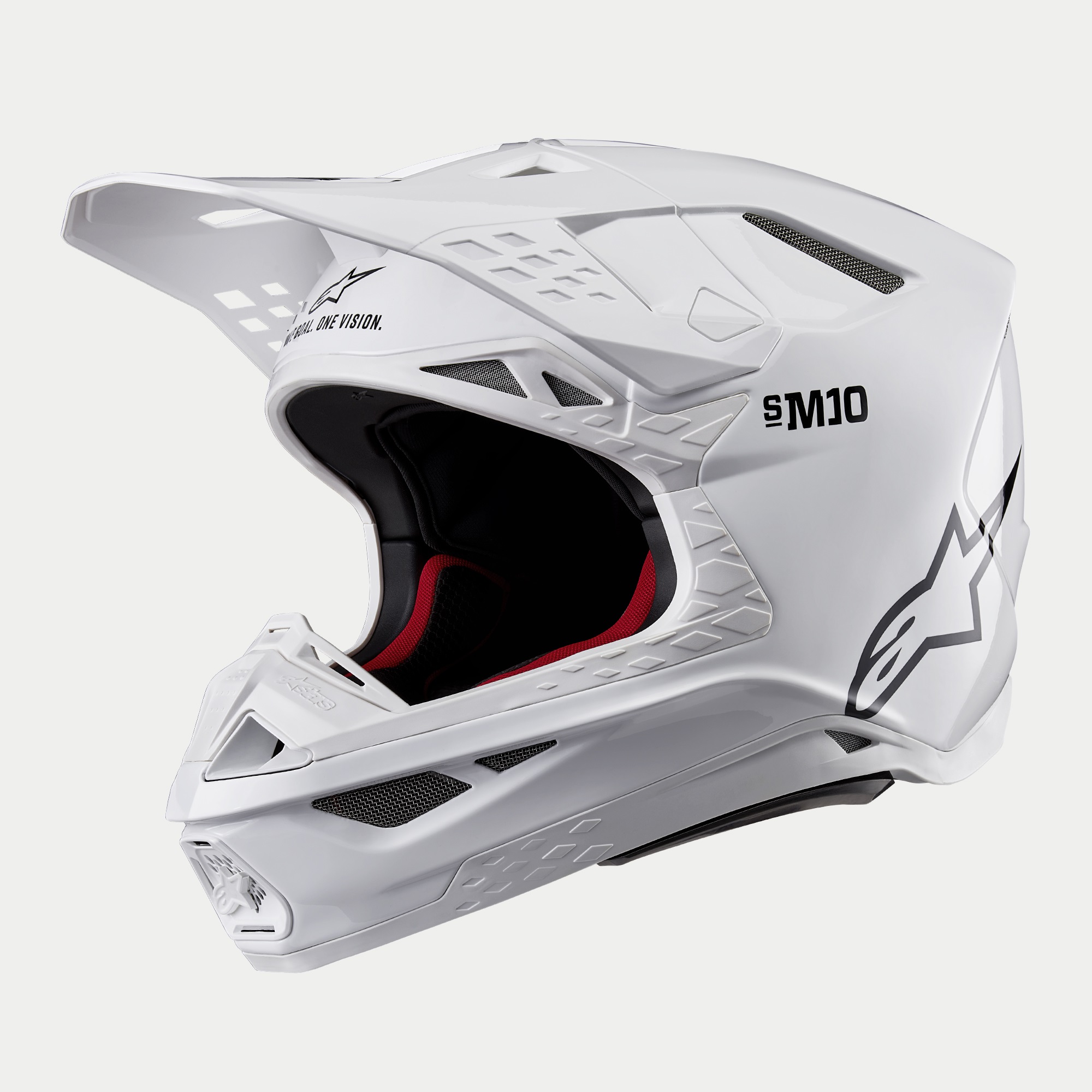 Alpinestars Hjälm S-M10 2206 Solid Vit