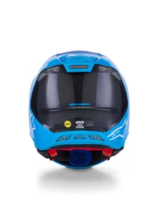 Alpinestars Hjälm S-M10 Flood Met Blå/Blå/Carbon