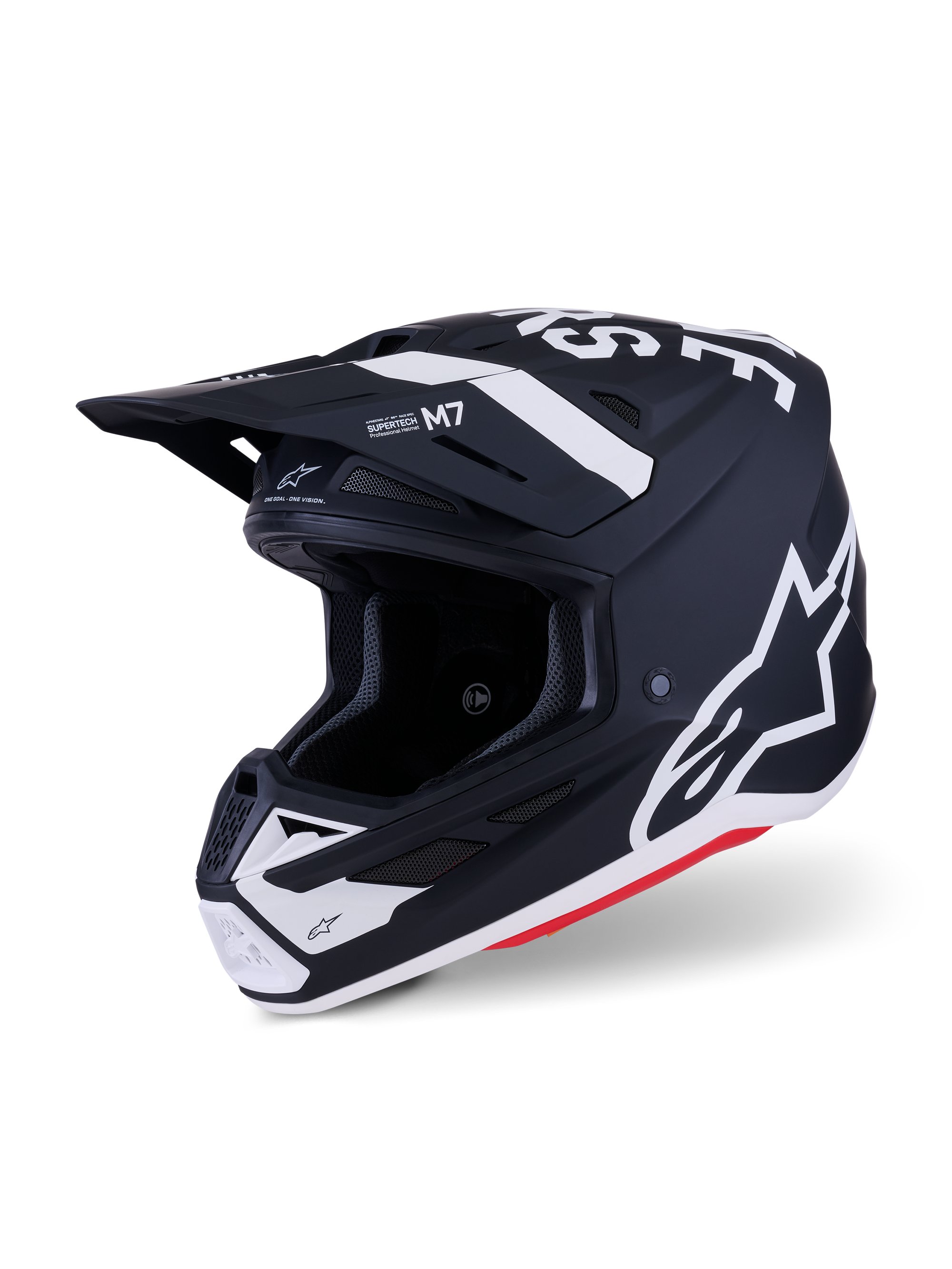 Alpinestars Hjälm S-M7 Dasher Svart/Vit