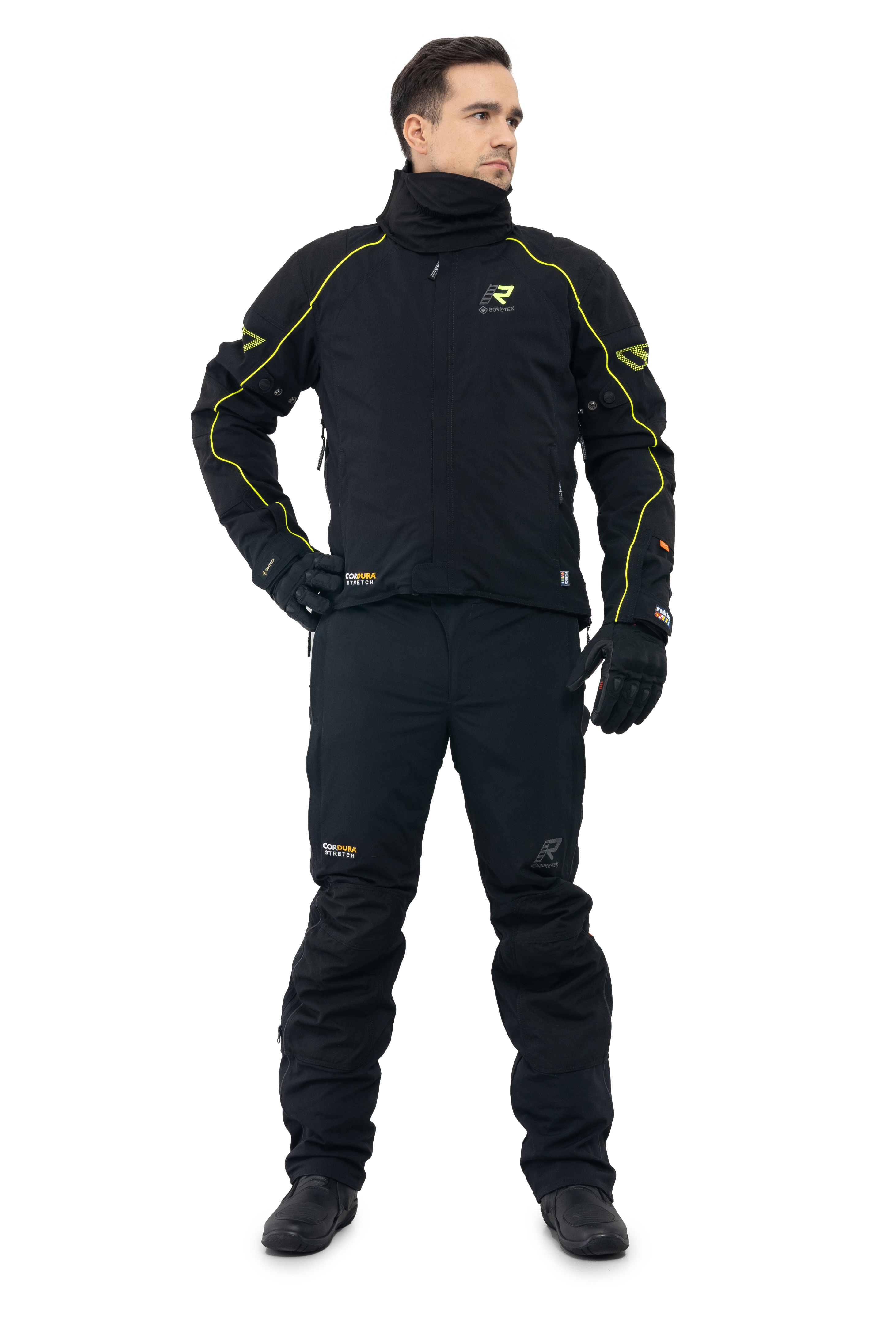 RUKKA COMFO-R Jacka Svart/Gul