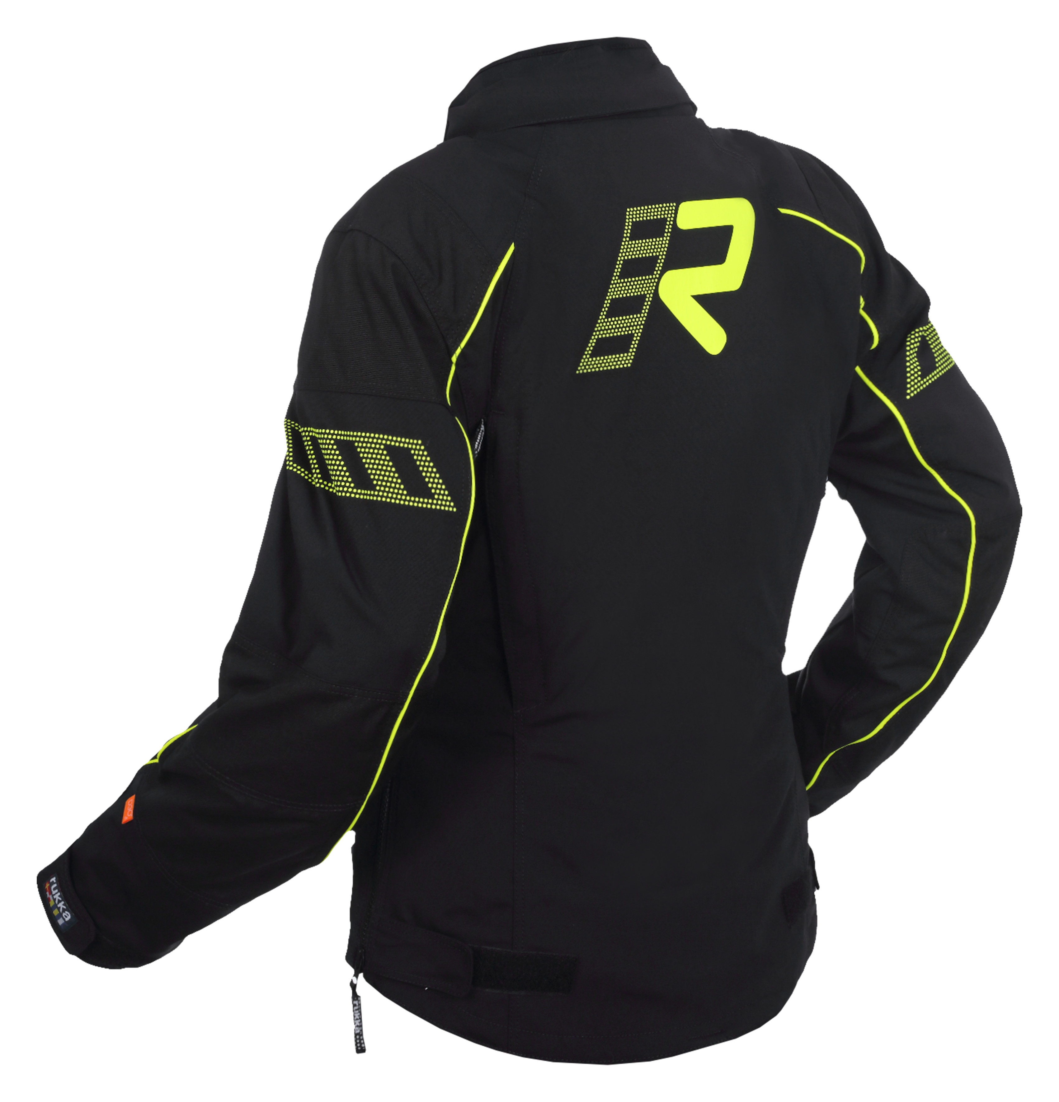 RUKKA COMFORINA Jacka Svart/Gul