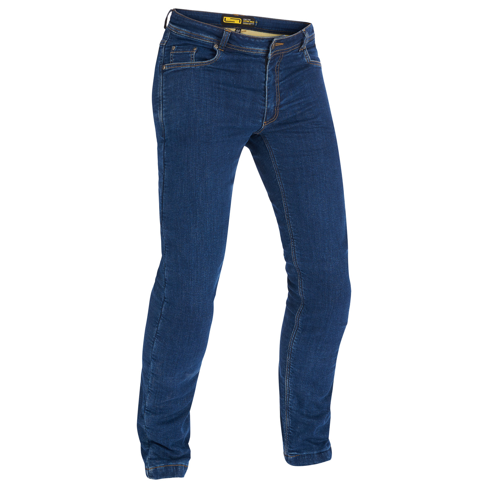 Lindstrands Jeans Berg Blå Lång