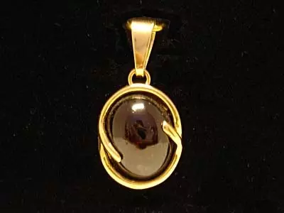 Hänge m granat 18K 181063H