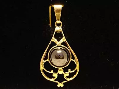 Hänge m hematit sten 18K 180419H