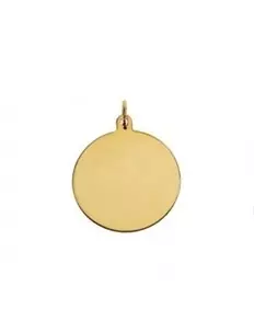 Gravyrbricka 20mm rondell 18K