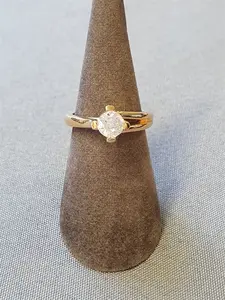 Guldring med cz 18K 180786R