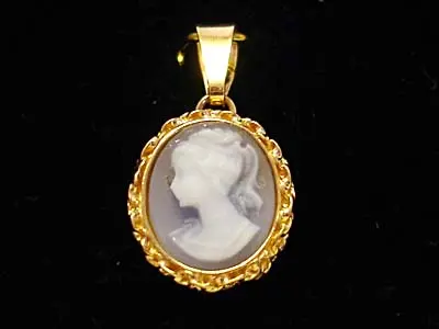 Camé blå 18K 180729H