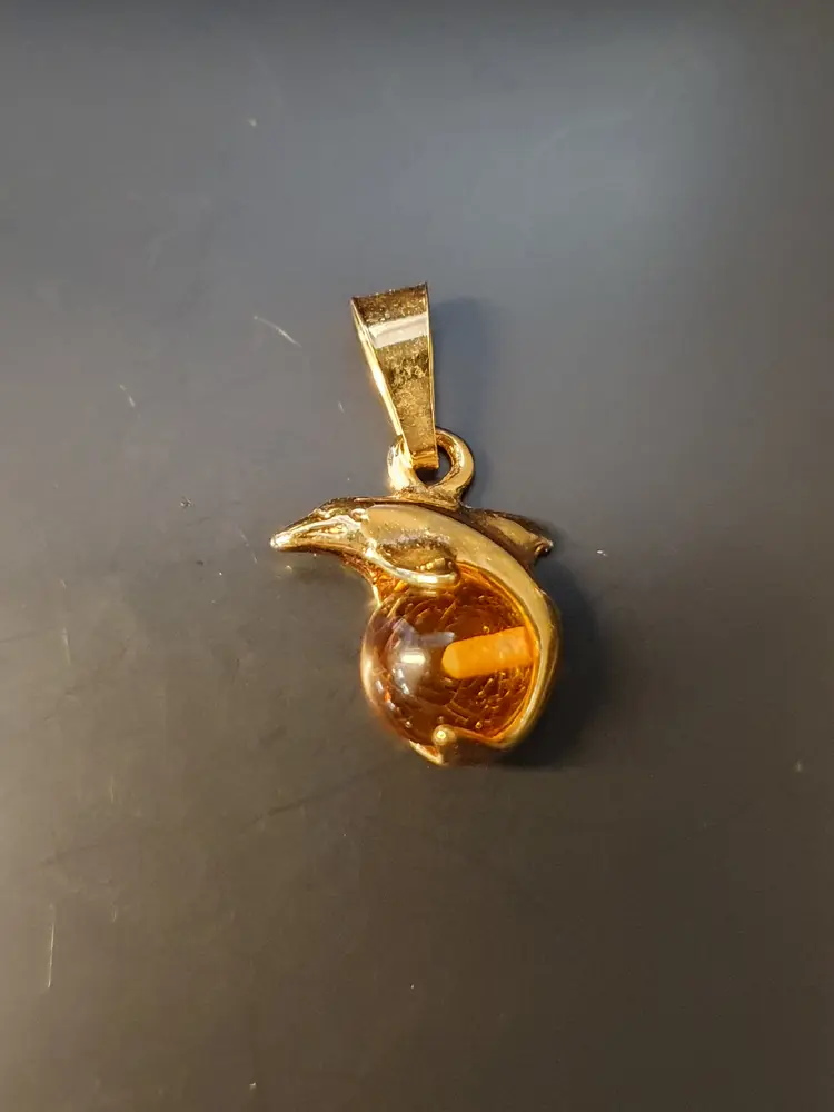 Delfin m bärnsten 18K 180792H