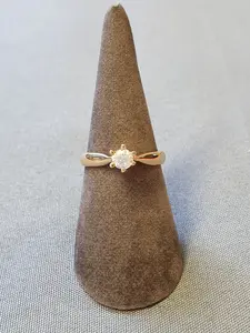 Guldring med cz 18K 180785R