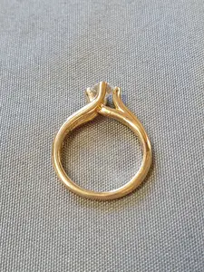 Guldring med cz 18K 180786R