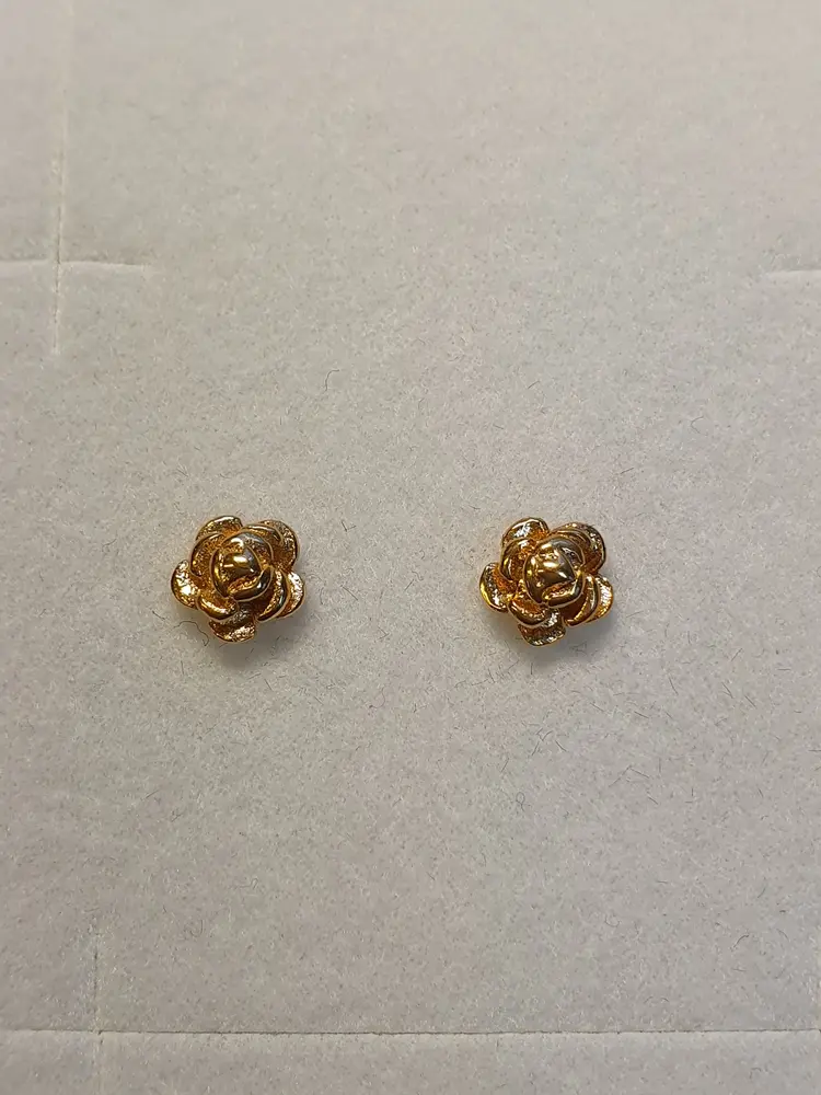 Blomma örhänge 18K 180824Ö