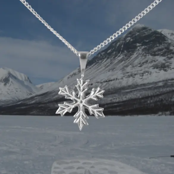 Snöstjärna halssmycke.