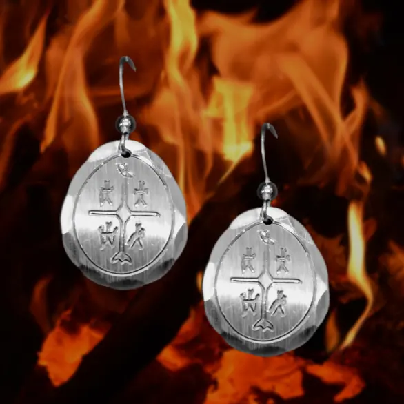 Spåtrumma örhänge