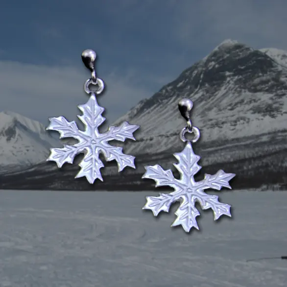 Snöstjärna örhänge