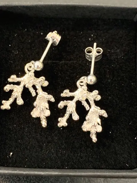 Ljung örhänge hängande 925