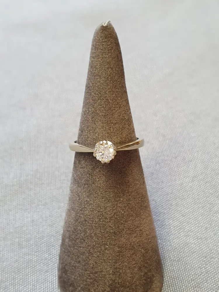 Ring m diamant 2,1gr 45,0 18Kvg