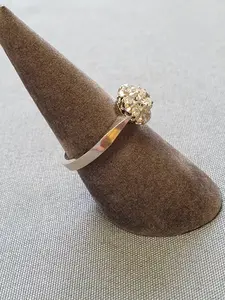 Ring m diamanter 4,1gr 53,0 18Kvg