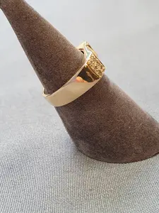 Ring m diamanter 49,0 4,3gr 18K