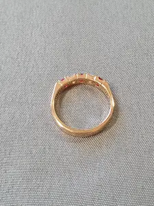 Ring m diamanter 53,0 4,1gr 18K