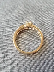 Ring m diamanter 47,0 3,2gr 18K