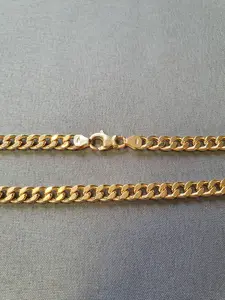 Pansar halsband ihåligt 56cm 34,5gr 18K