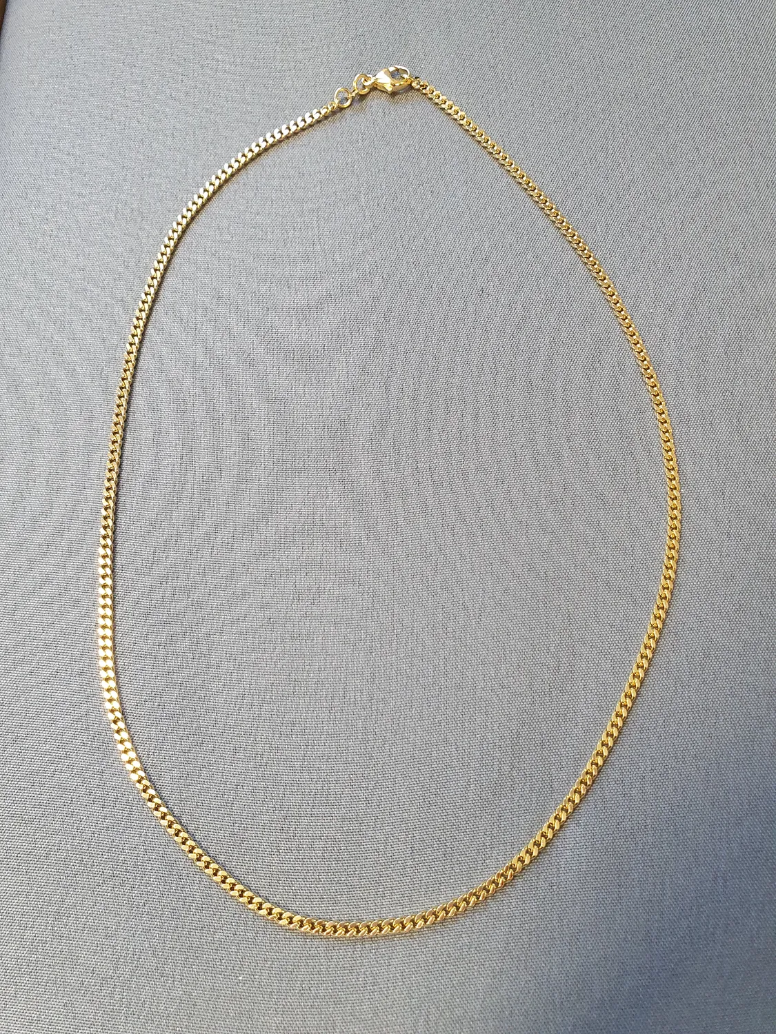 Pansar halsband 45cm 13,7gr 18K