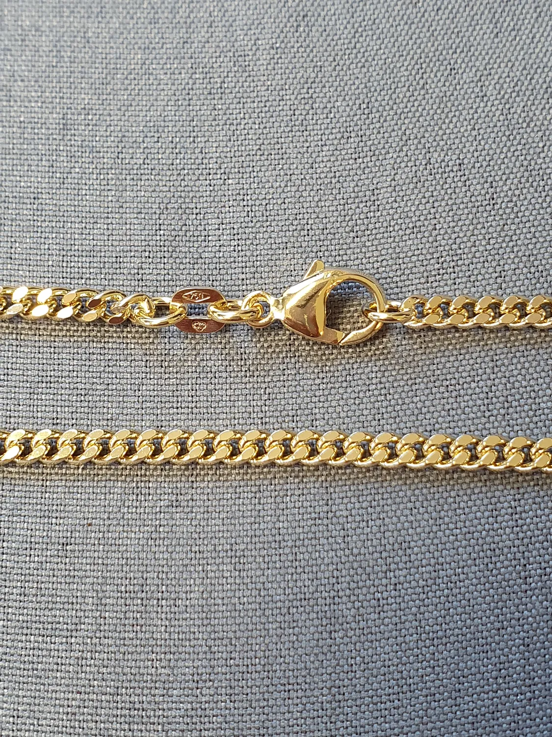 Pansar halsband 45cm 13,7gr 18K