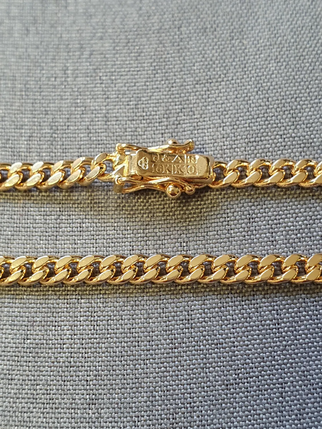 Pansar halsband 45,5cm 21,0gr 18K
