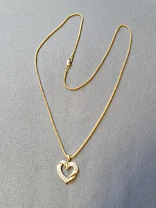 Halsband m hjärta 45cm 5,0gr 18K