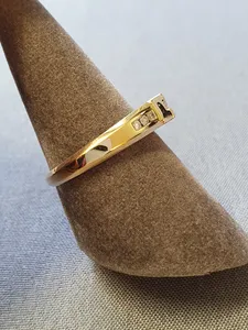 Ring m diamanter 56,0 4,3gr 18K