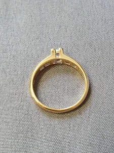 Ring m diamanter 56,0 4,3gr 18K