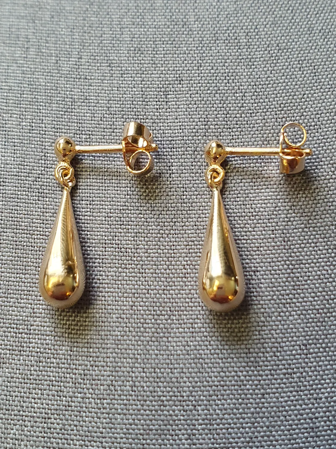 Örhängen hängande droppar 1,8gr 18K