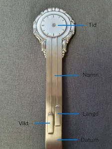 Dopsked Klockan inkl gravyr