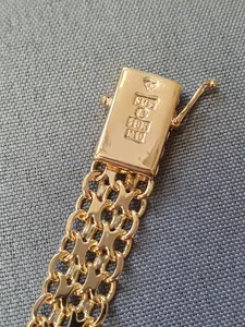 X-länk armband 19cm 15,3gr 18K 