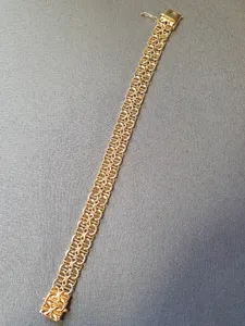 X-länk armband m stav 19cm 25,5gr 18K