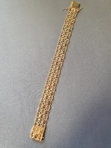 X-länk armband m stav 19,5cm 41,7gr 18K